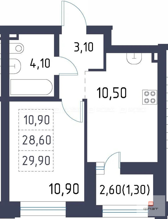 Продажа квартиры в новостройке, Казань, ул. Техническая - Фото 4