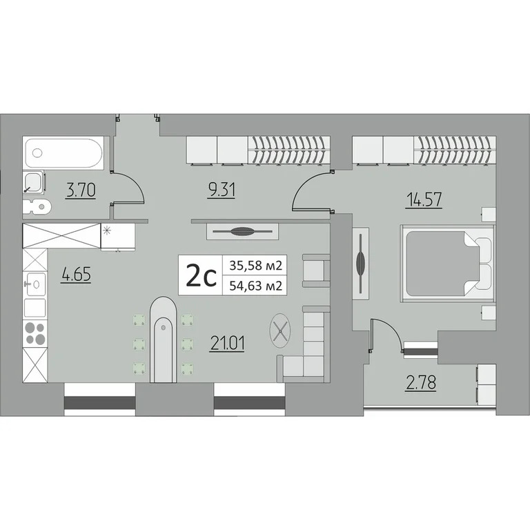 Продажа квартиры, Оренбург, улица Поляничко - Фото 12