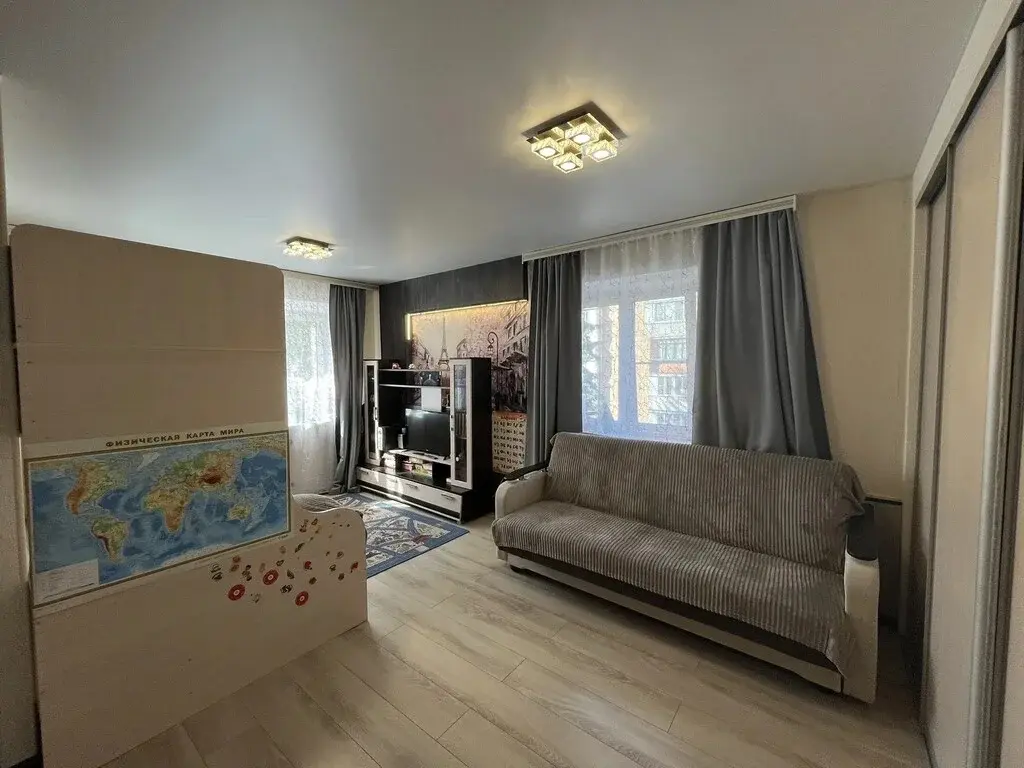 1-к. квартира, 30,4 м2, 4/4 эт. - Фото 3