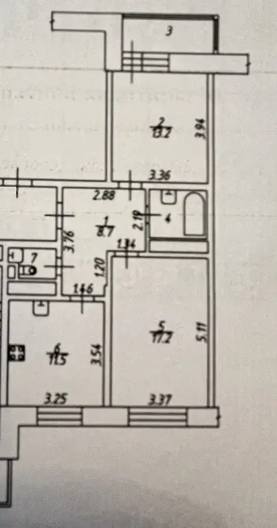 2 комнатная квартира в Домодедово, ул. Гагарина, д.49 - Фото 25