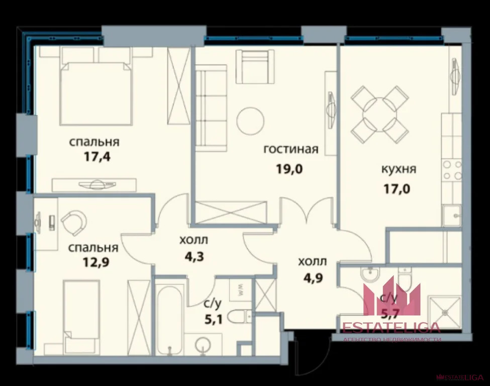Продажа квартиры, м. Шелепиха, Шелепихинская наб. - Фото 5