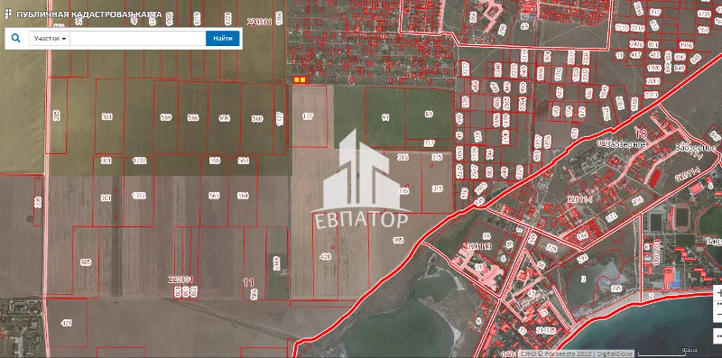 Публичная кадастровая карта крыма сакский район уютное