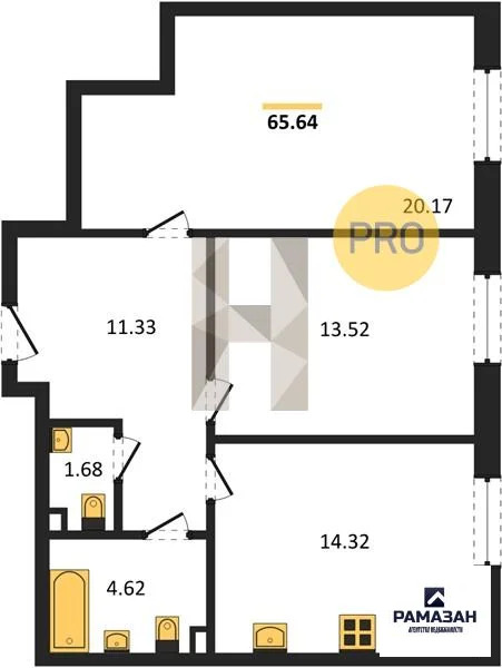 Продажа квартиры в новостройке, Казань, м. Горки, ул. Бухарская - Фото 1