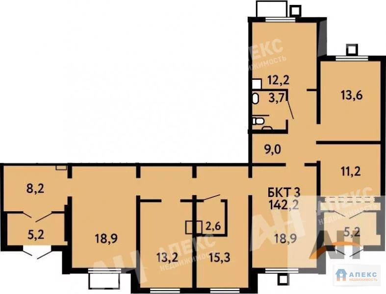 Продажа помещения (псн) пл. 142 м2 под , офис, медцентр, магазин, . - Фото 5
