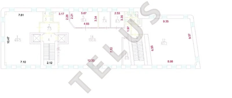 м. Цветной Бульвар, 1-й Колобовский пер., 1774 м2, Здание (ном. ... - Фото 13