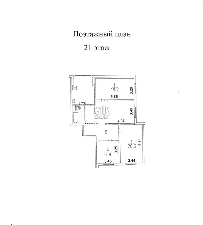 Продается четырёхкомнатная квартира по ул. Поречная д 21 - Фото 30