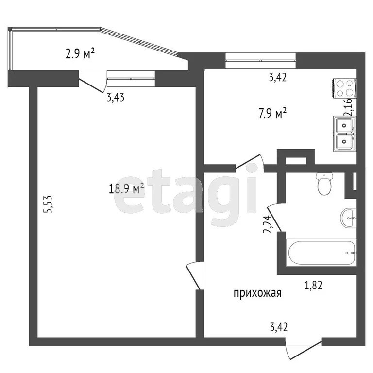 Продажа квартиры, м. Славянский бульвар, Герасима Курина, 14/2 - Фото 22