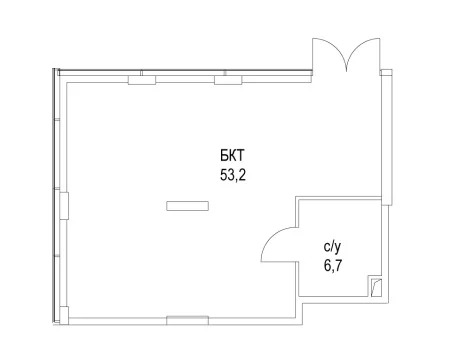 Аренда ПСН площадью 59.9 м2 - Фото 3