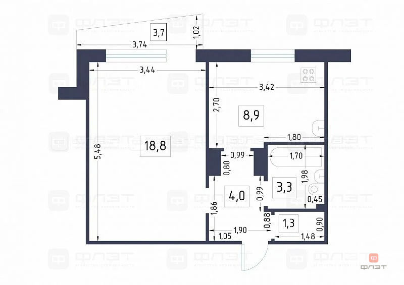 Продажа квартиры, Казань, ул. Рихарда Зорге - Фото 18