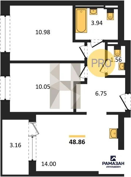 Продажа квартиры в новостройке, Казань, м. Козья слобода, ул. ... - Фото 1