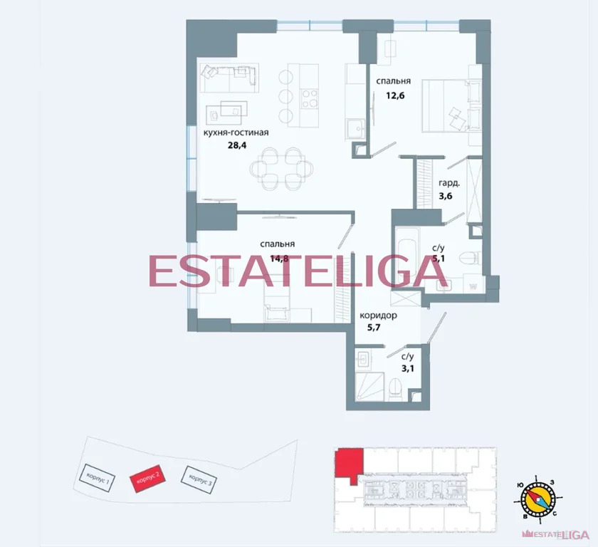 Продажа квартиры, улица Василия Ланового - Фото 2