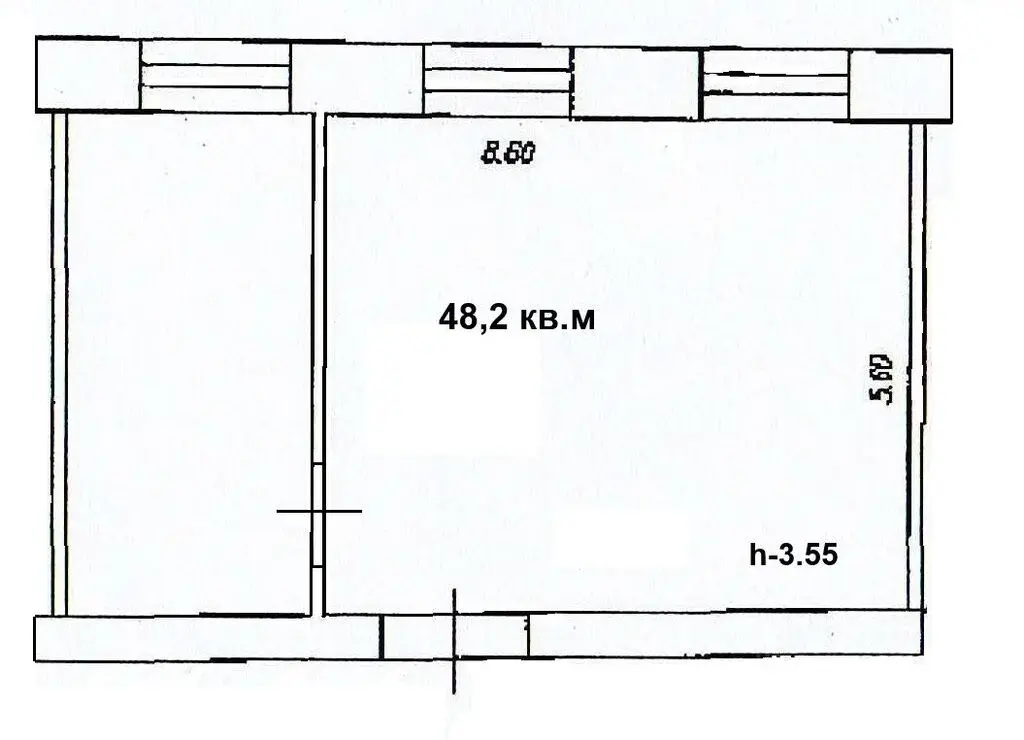 Снять офис 48.0м ул. Карла Маркса, 37/3, Уфа, Башкортостан респ., р-н ... - Фото 2