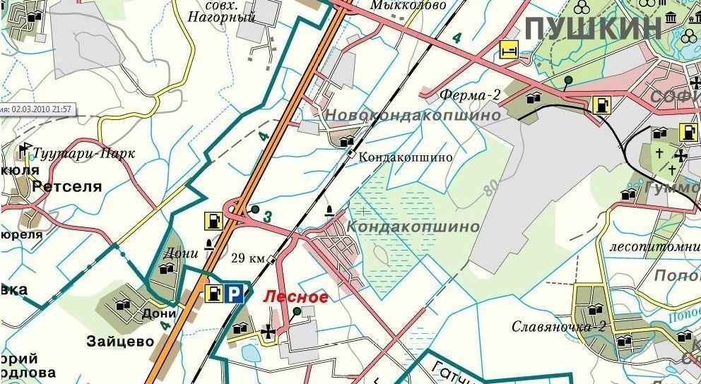 Лесной городок пушкинский район карта