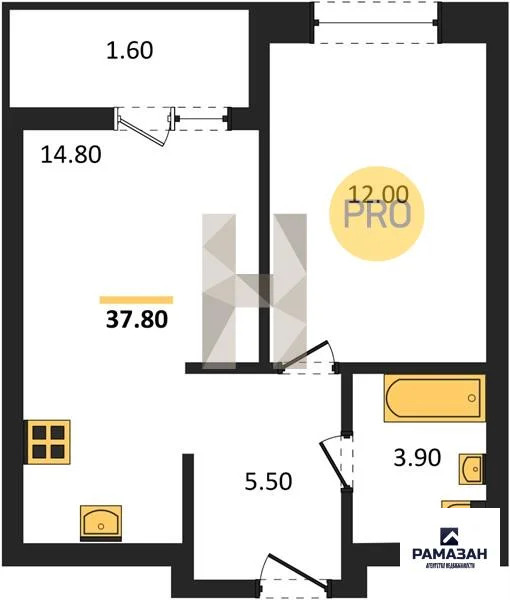 Продажа квартиры в новостройке, Казань, м. Горки, ул. Родины - Фото 1