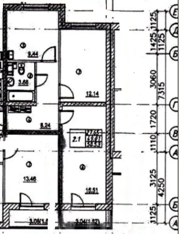 2-х комнатная квартира в новом доме с большой кухней - Фото 1