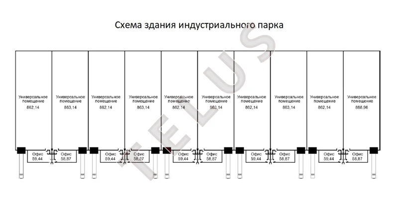 Лыткарно Light Industrial, Блок 991 м2, Склад или Производство (ном. ... - Фото 8