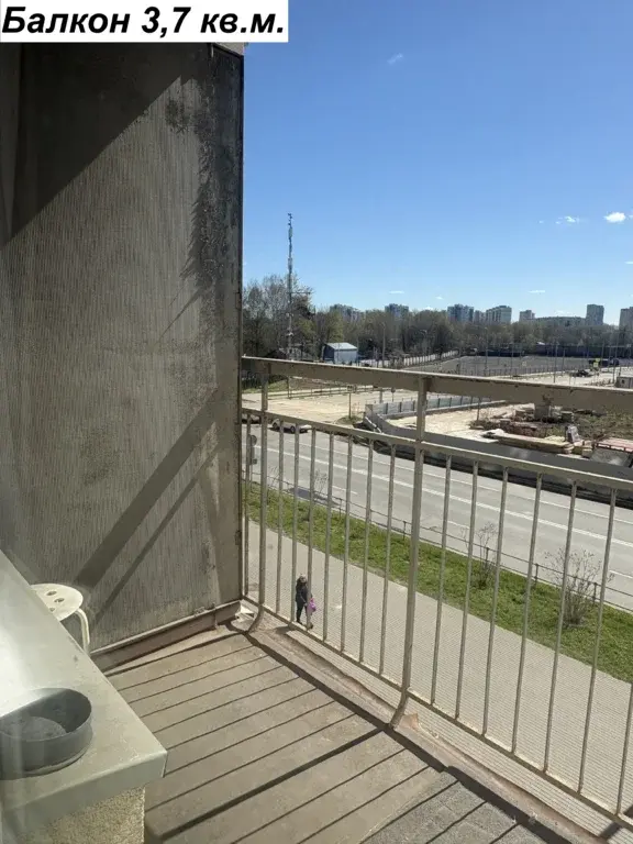 Студия с большим балконом - Фото 19