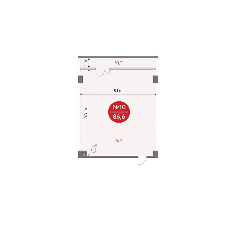 Продажа офиса 86.6 м2 - Фото 11