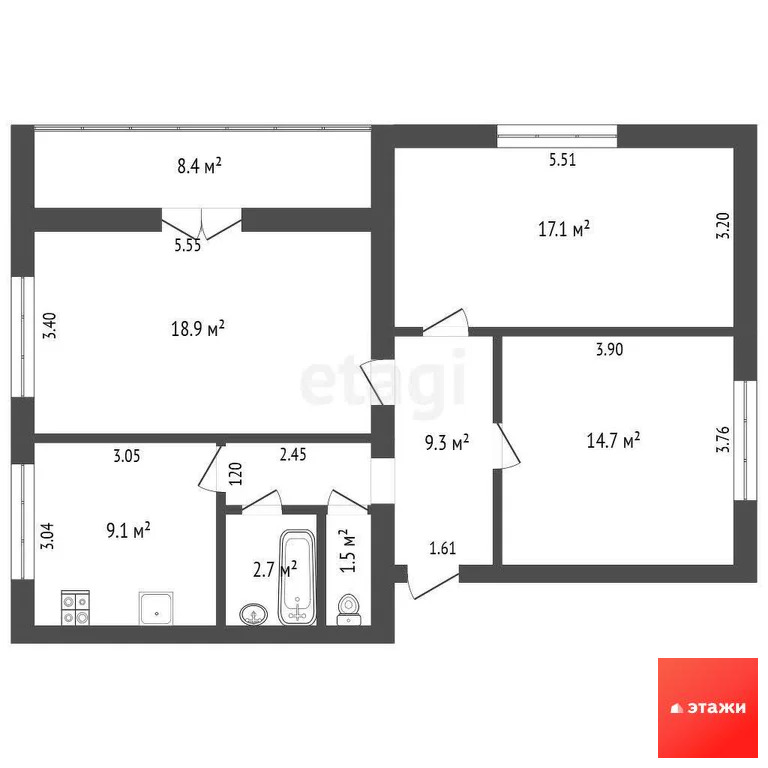 Продажа квартиры, Саки, Михайловское ш. - Фото 14