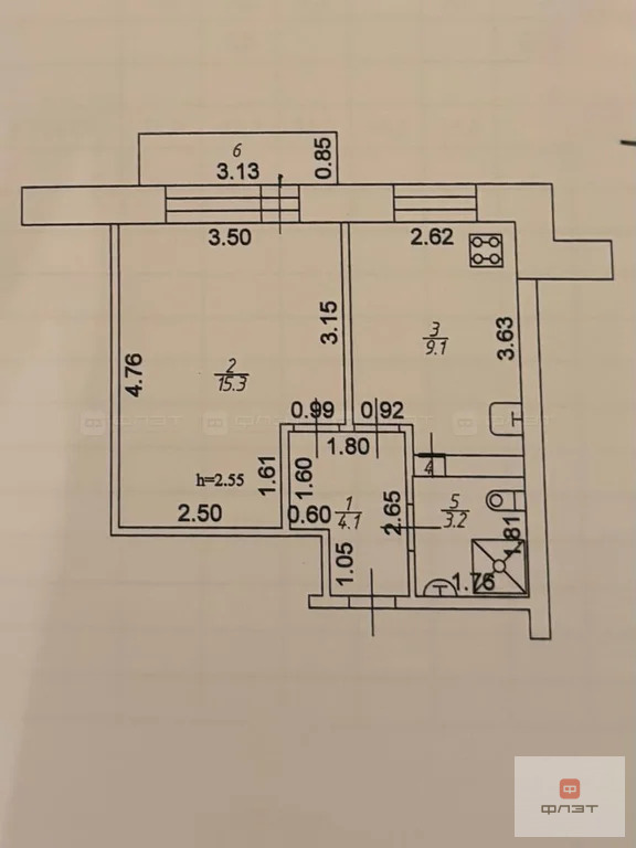 Продажа квартиры, Казань, ул. Интернациональная (Константиновка) - Фото 10