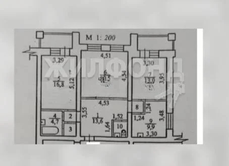 Продажа квартиры, Кольцово, Новосибирский район, 1-й микрорайон - Фото 13