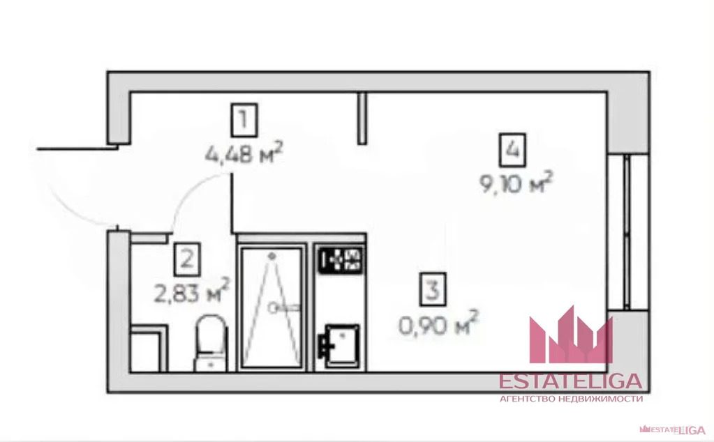 Продажа квартиры, Автомобильный проезд - Фото 1