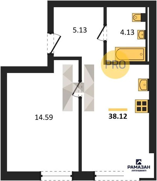 Продажа квартиры в новостройке, Казань, м. Козья слобода, ул. ... - Фото 1