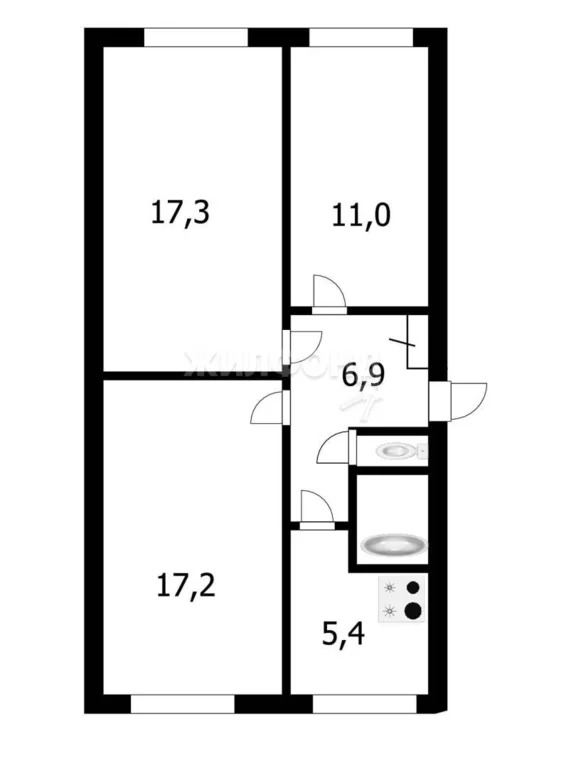 Продажа квартиры, Новосибирск, Адриена Лежена - Фото 9