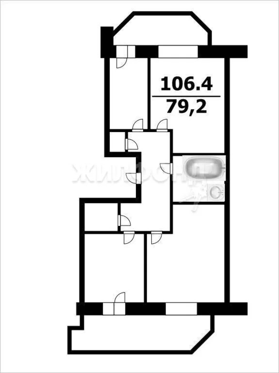 Продажа квартиры, Новосибирск, ул. Галущака - Фото 27