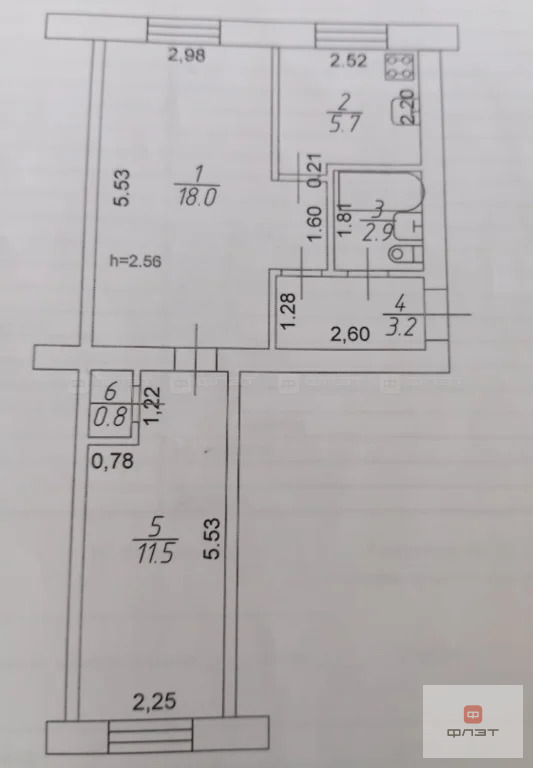 Продажа квартиры, Казань, ул. Олега Кошевого - Фото 13