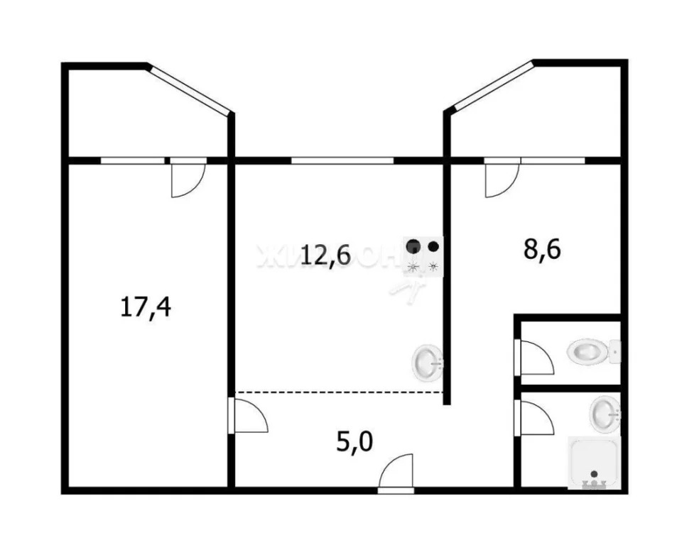 Продажа квартиры, Новосибирск, Александра Чистякова - Фото 0