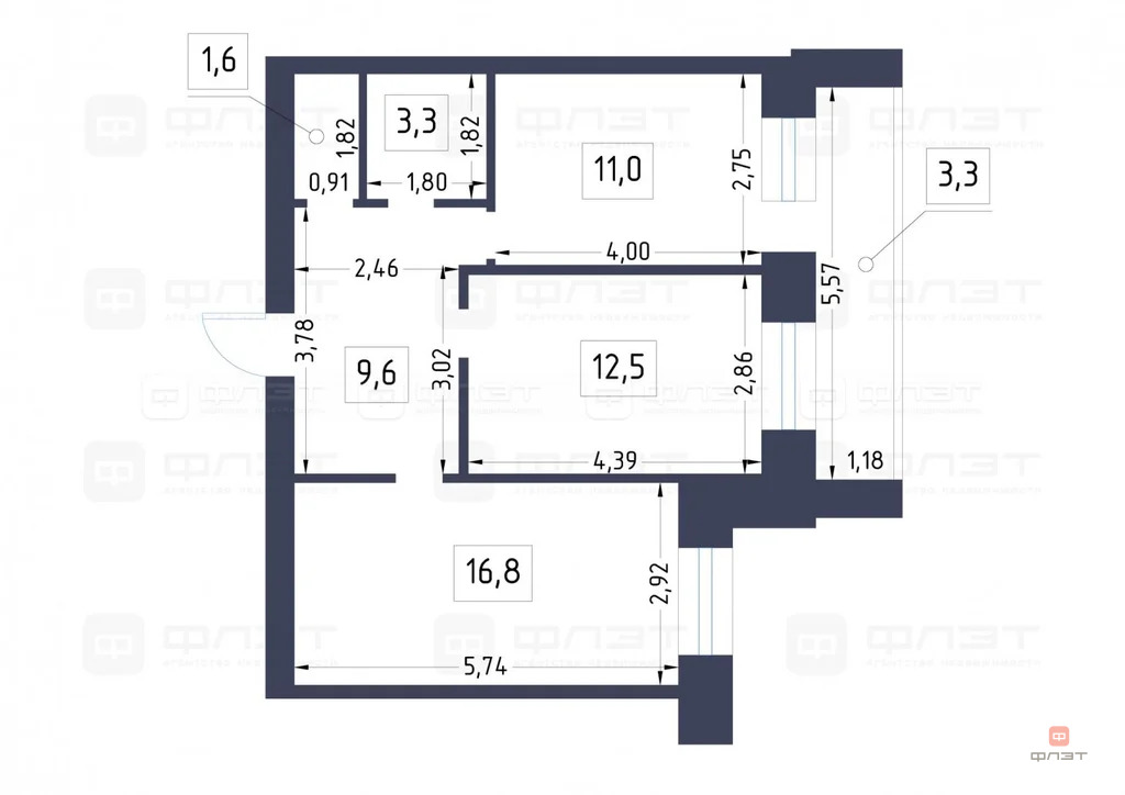 Продажа квартиры, Казань, ул. Академика Завойского - Фото 16