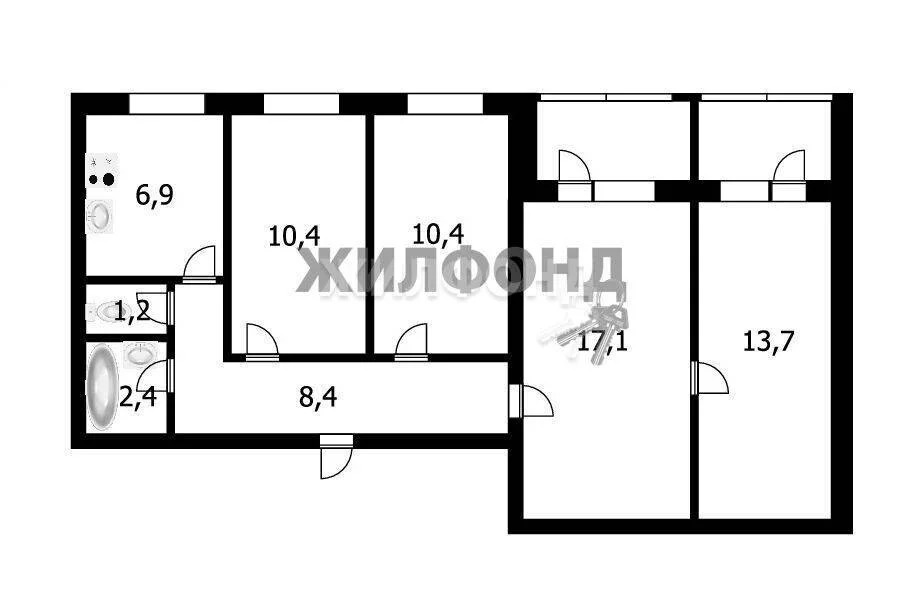 Продажа квартиры, Новосибирск, ул. Зорге - Фото 24