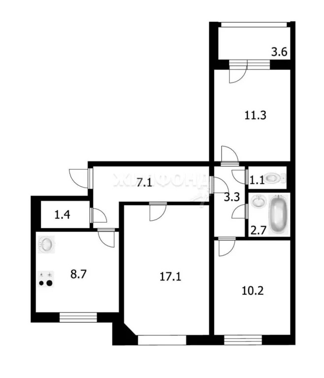 Продажа квартиры, Майский, Черепановский район, ул. Шоссейная - Фото 7