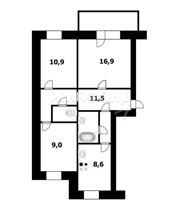 Продажа квартиры, Новосибирск, ул. Новосибирская - Фото 37