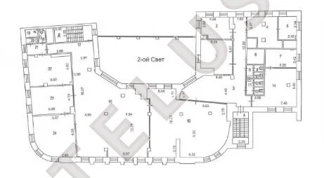 м. Полянка, ул Большая Полянка, 2 554 м2, "Продажа здания" (ном. ... - Фото 8