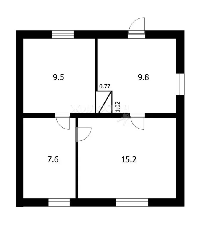 Продажа квартиры, Александровка, Болотнинский район, Перминова - Фото 11