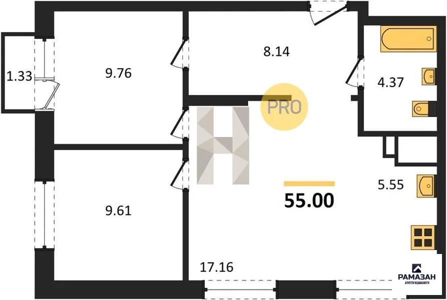 Продажа квартиры в новостройке, Казань, м. Проспект Победы, ул. ... - Фото 1