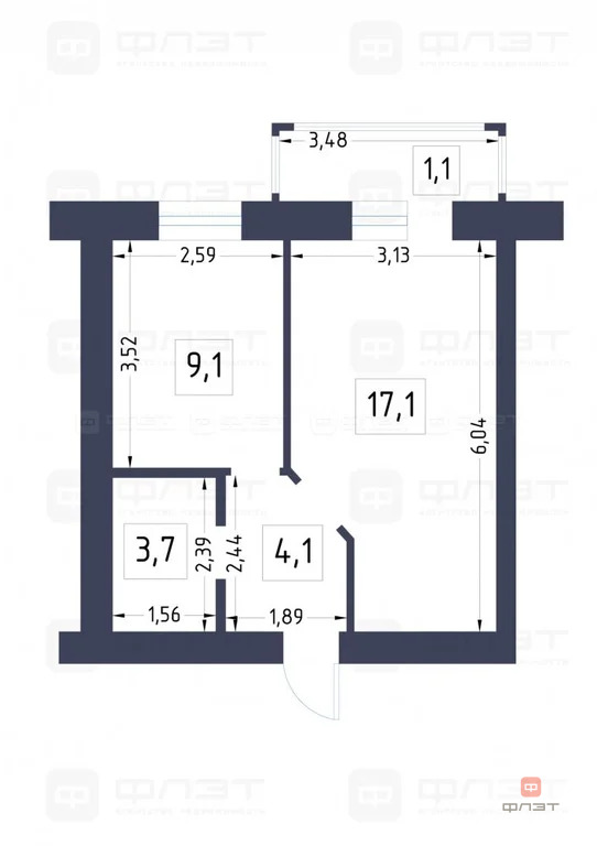 Продажа квартиры, Казань, ул. Азата Аббасова - Фото 18
