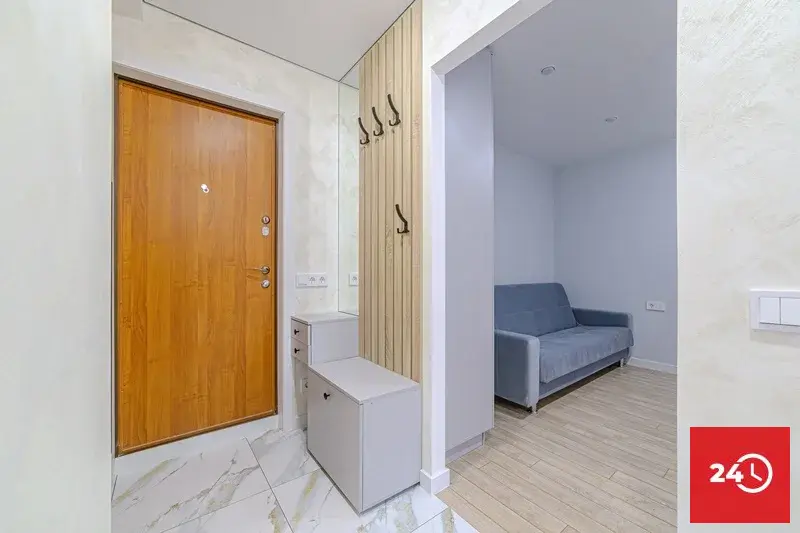 В продаже 1-комн. квартира площадью 35,2 кв.м. с евроремонтом и мебель - Фото 16