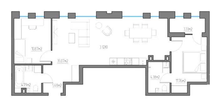 Продажа квартиры, Оренбург, 70 лет ВЛКСМ - Фото 6