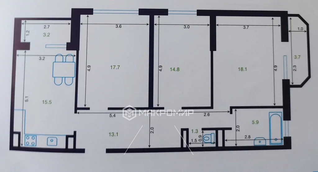 Продажа квартиры, Краснодар, Артезианская ул. - Фото 1