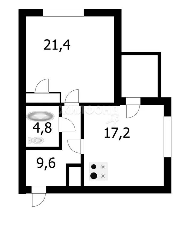 Продажа квартиры, Краснообск, Новосибирский район, 6-й микрорайон - Фото 0