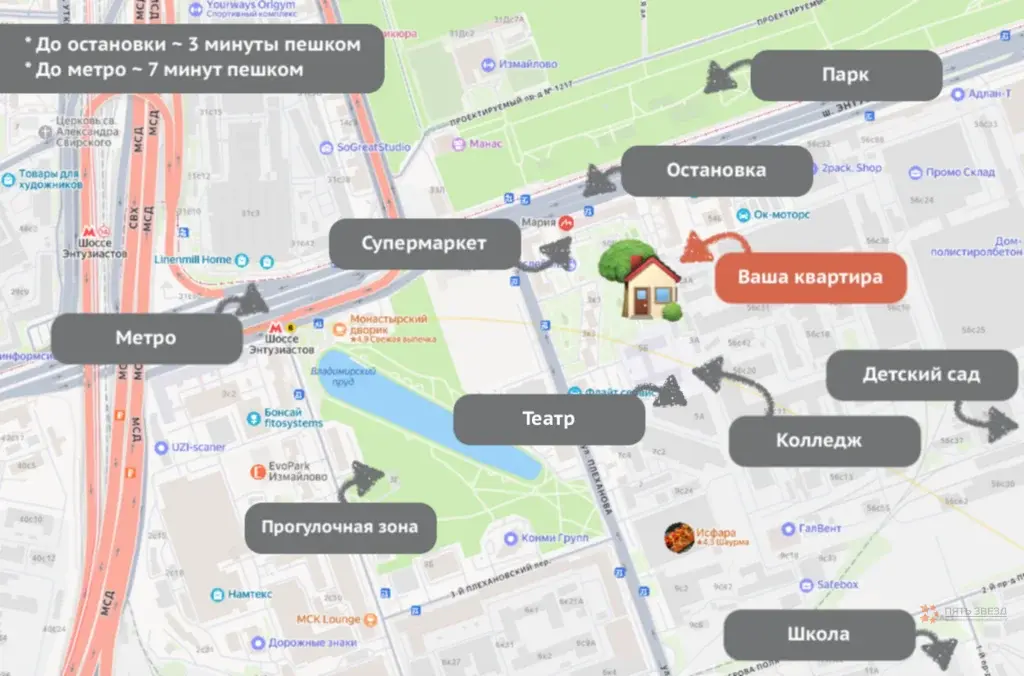 Продается 3-комнатная квартира Плеханова, 3К5 - Фото 29