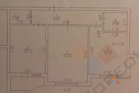 2-я квартира, 65.30 кв.м, 13/22 этаж, ШМР, Филатова ул, 9350000.00 ... - Фото 18