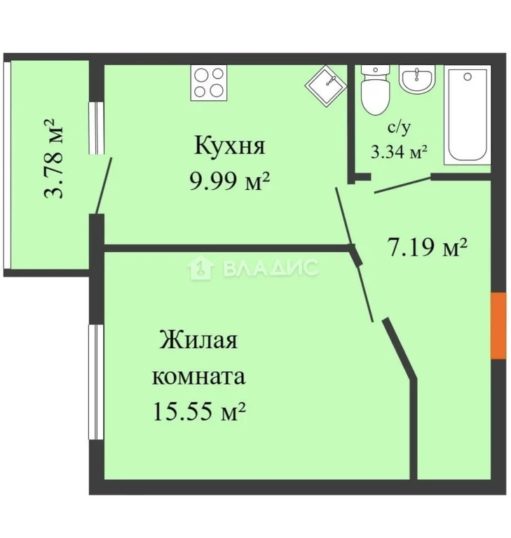 городской округ Нижний Новгород, Нижний Новгород, микрорайон Лесной ... - Фото 3