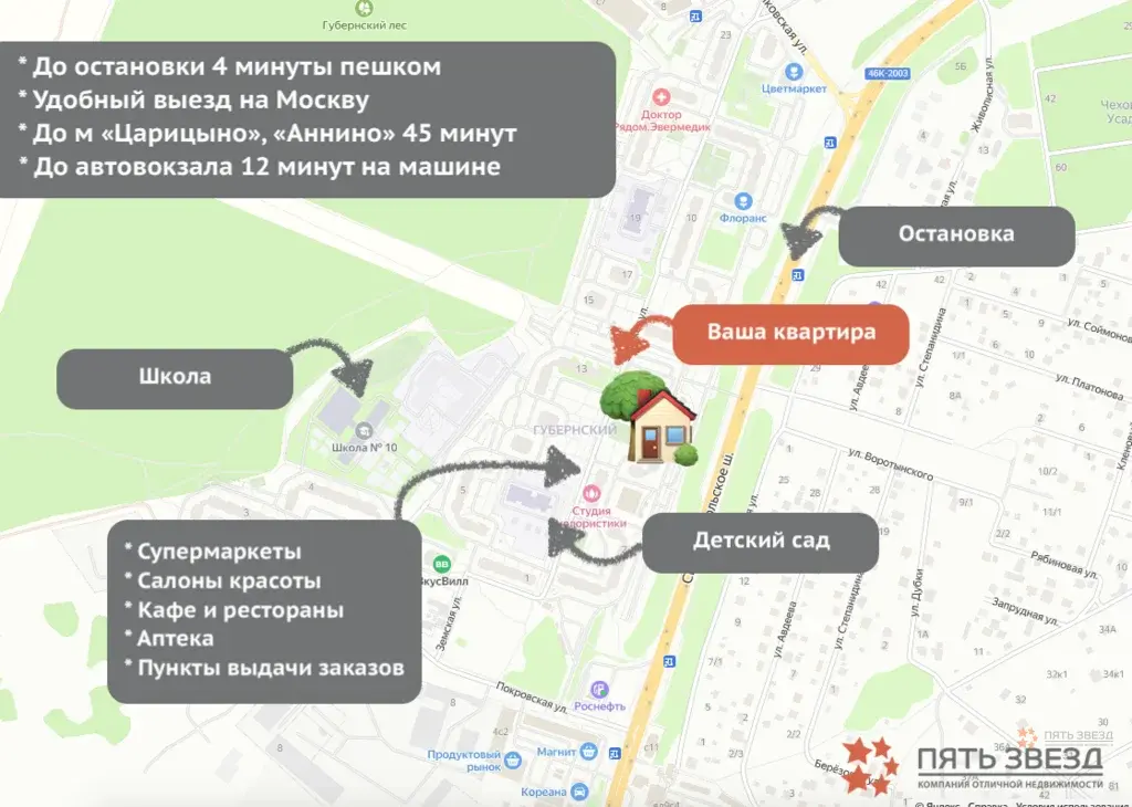 Продается 2-комнатная квартира Земская, д. 6 - Фото 31