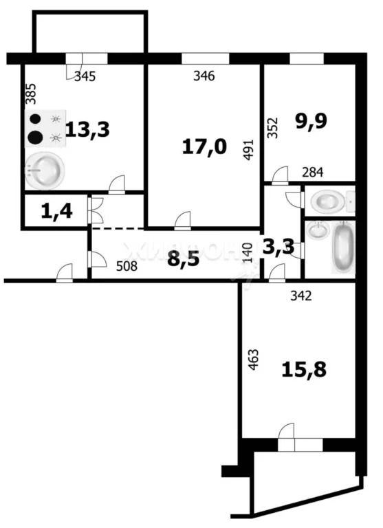 Продажа квартиры, Новосибирск, Мясниковой - Фото 20