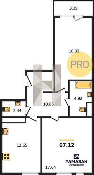 Продажа квартиры в новостройке, Казань, ул. Галиаскара Камала - Фото 1