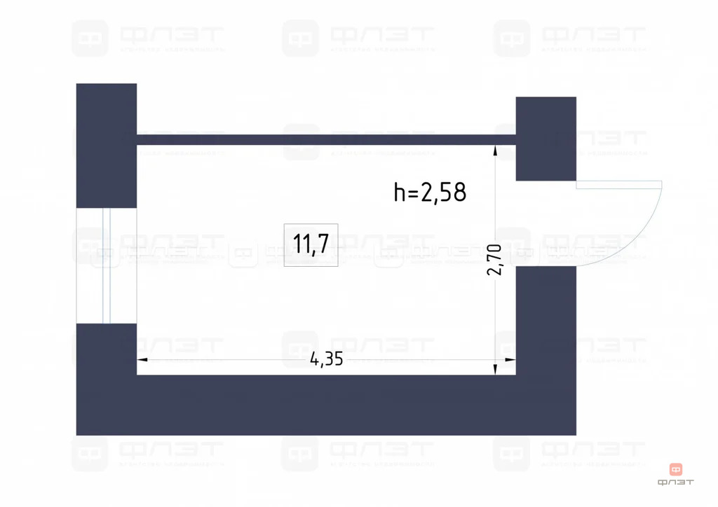Продажа комнаты, Казань, ул. Сары Садыковой - Фото 21